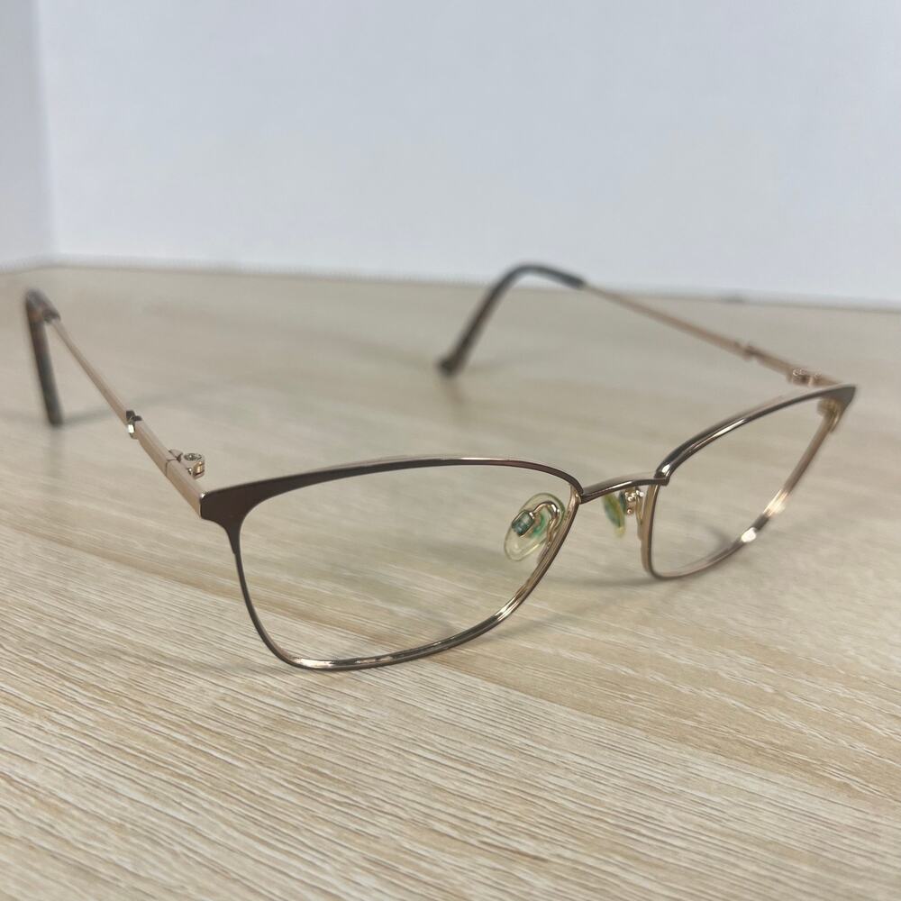 Tura R137 Eyeglasses Brown B:37 Metal Frame Eyeglasses 52-16-140